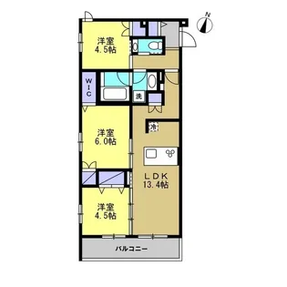 グランヴィラ川崎【3階】の間取り
