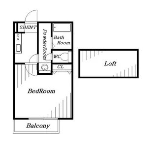 CHIBACUBE【2階】の間取り
