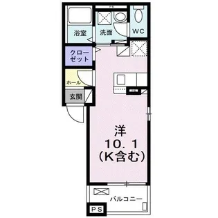 セレノ・イリーデ【2階】の間取り