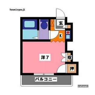 大江ハイム【1階】の間取り