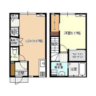 ビオラ古定塚【2階】の間取り