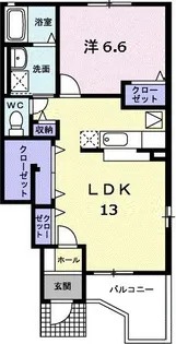 アプローズII【1階】の間取り