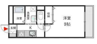 南壱番館【1階】の間取り