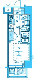 MAXIV横浜二葉【3階】の間取り