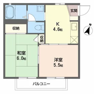 セフォラハイツ【1階】の間取り