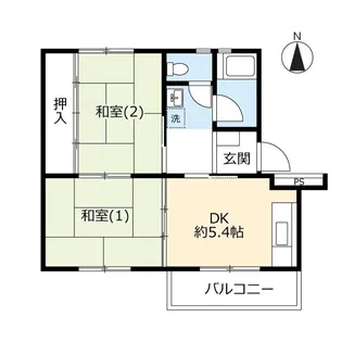 UR西上尾第一【4階】の間取り