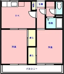 メゾンノーブル【1階】の間取り
