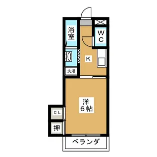 第2グリーンマンション【3階】の間取り