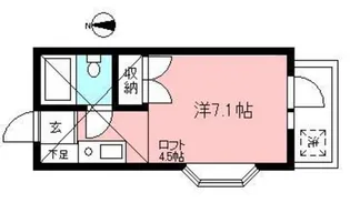 アーバン生田【2階】の間取り