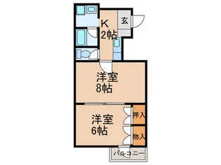 トランプ【2階】の間取り