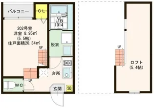 INSPIRE Philippians 4:13【2階】の間取り