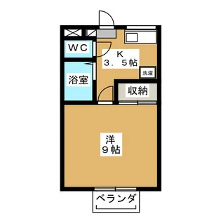 CASAはらまち B棟【1階】の間取り