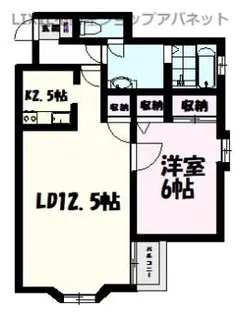 メゾンシンフォニーB【1階】の間取り