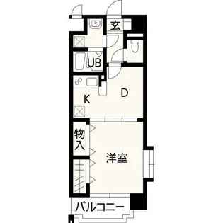 センチュリー神水【4階】の間取り