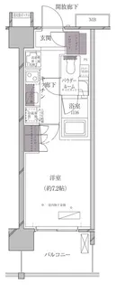 Aーstandard芝浦【3階】の間取り