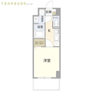 インスパイア弁天【4階】の間取り