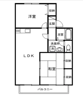 パークハイムA【2階】の間取り