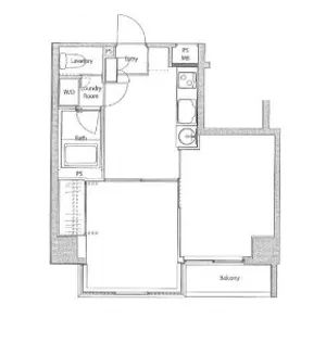 SOCIETY EBARA-NAKANOBU【6階】の間取り