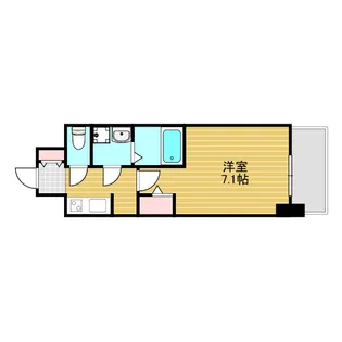 オーキッドレジデンス新大阪【6階】の間取り