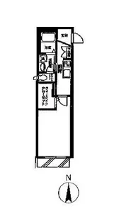 サンエムコーポ11【1階】の間取り