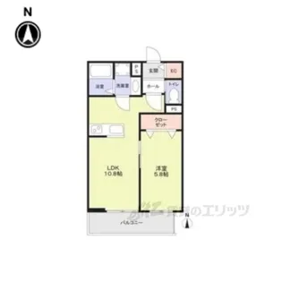 FORESTMAISON京都北山WEST【2階】の間取り