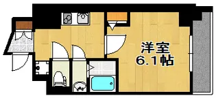 アークグラン大阪WEST【10階】の間取り