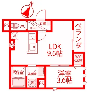 (仮称)ユアメゾン弘明寺町【2階】の間取り