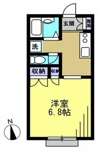 グリーンライフ中山【2階】の間取り