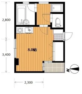 ペルテ【4階】の間取り