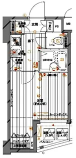 メインステージ赤塚【2階】の間取り