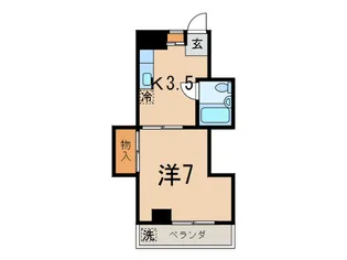 コテラマンション【3階】の間取り