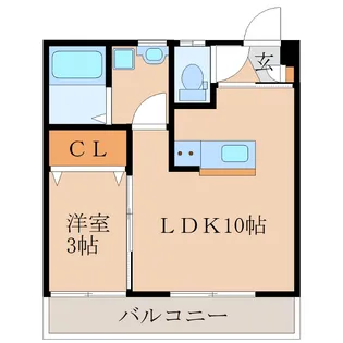 イル・モンテ新生【1階】の間取り