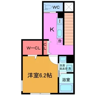 ルチア津田沼【2階】の間取り