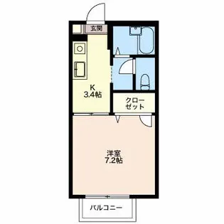 メゾン・セピア【2階】の間取り