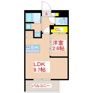Y’sBLD.22【5階】の間取り