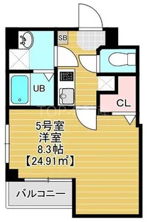 Serra 蘇我【3階】の間取り