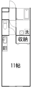 エルージュB【1階】の間取り