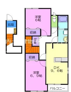 エクセラン・シャトー【2階】の間取り