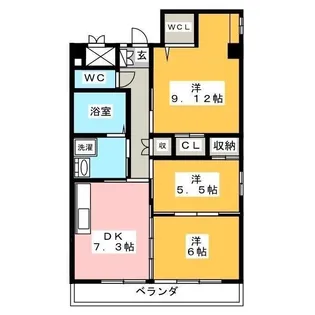 Grand Cha`teau III【1階】の間取り