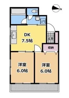 MEHANA中青木【2階】の間取り