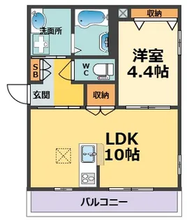 LOOP RESIDENCE【2階】の間取り