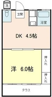 恵美荘【1階】の間取り