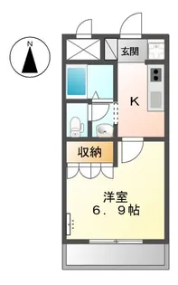 アメニティハイツ大崎【2階】の間取り