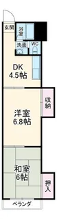 グランディールマンション【3階】の間取り