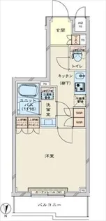 ルーブル川崎鷺沼【3階】の間取り