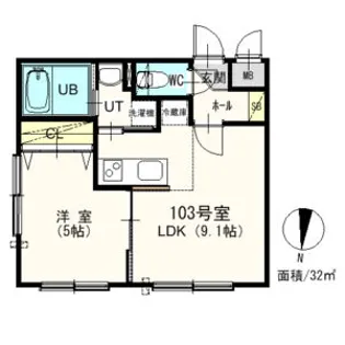 イングレッソ南7条【4階】の間取り