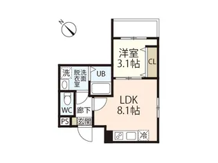 MOVE西原WEST【1階】の間取り