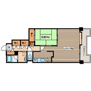 菊田参番館【5階】の間取り