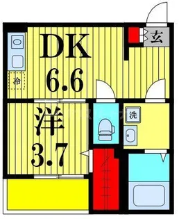 メグリオ新松戸IV【3階】の間取り