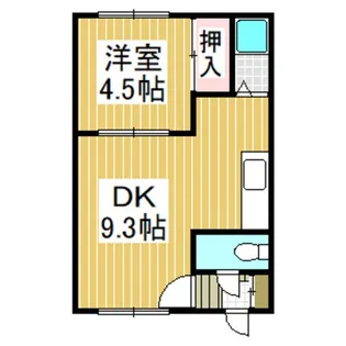 モアコート明野【2階】の間取り